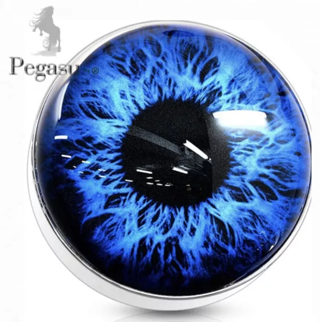 INTERNALLY THREADED -  Blue  Eye Eyeball  Dermal Anchor Top