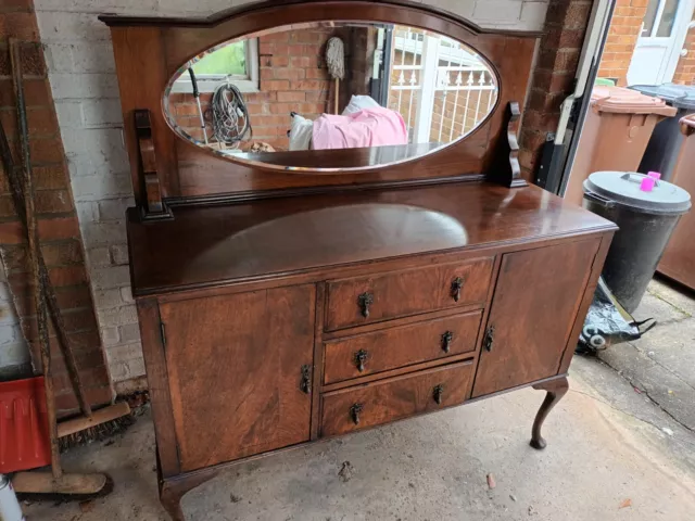 Victorian sideboard, Queen Anne legs, lovely overall condition