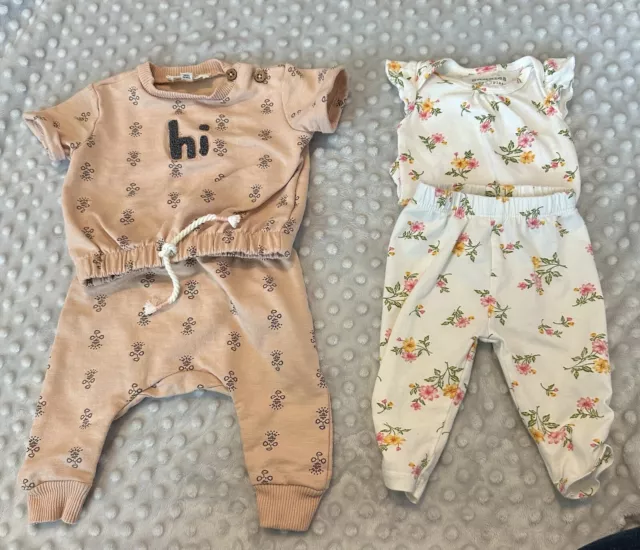 Baby Girl Jessica Simpson & Bundles Bodysuit & Pants Size 3 Months - 4 Piece