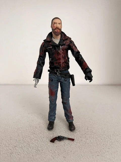 Figurine Articulée Exclusive Walking Dead Jesus - Édition Noir Et Blanc Sanglante Skybound 2014 Par McFarlane