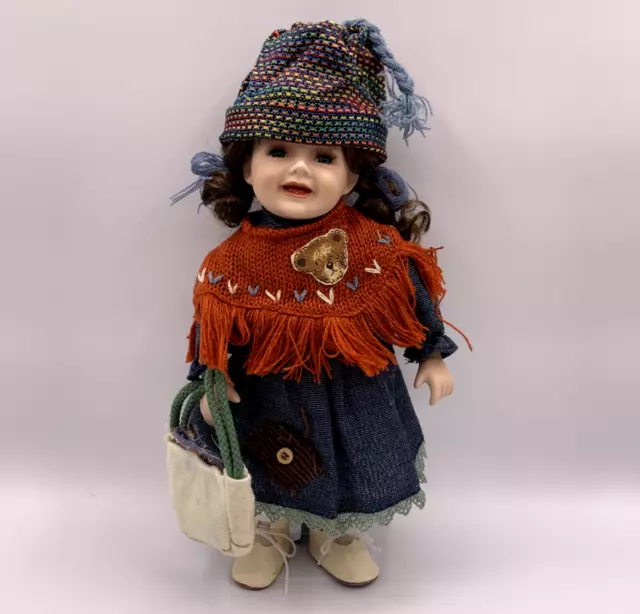 Duck House Heirloom Porcelain Doll "MEG" 368/5000 With Stand and COA -NEW IN BOX