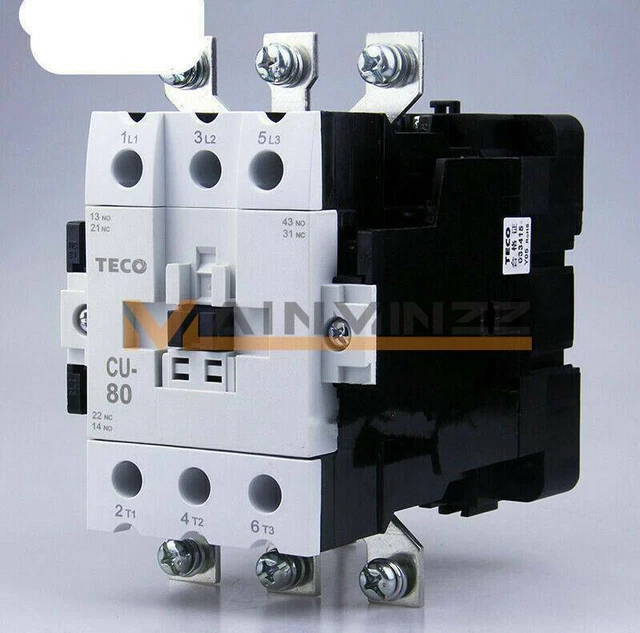ONE NEW TECO CU-80 AC contactor 24V
