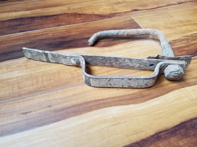 Vintage Door Latch Handle Salvaged Used Farm Barn Antique Hardware.  L863