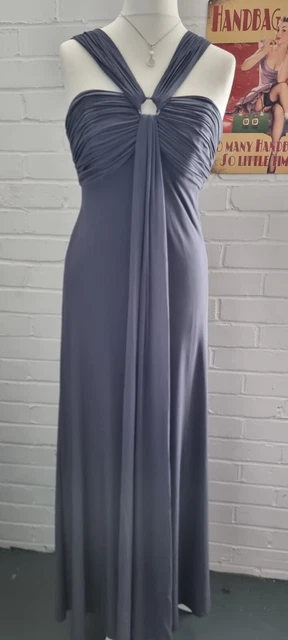 DEBENHAMS BY BEN De Lisi BNWT Grey Long Evening Prom Dress Size 12 RRP 120 27.50 PicClick UK