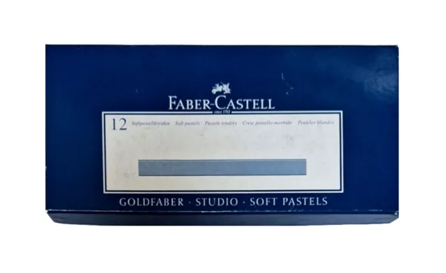 Faber Castell - 12 Studio Quality Soft Pastels - Black