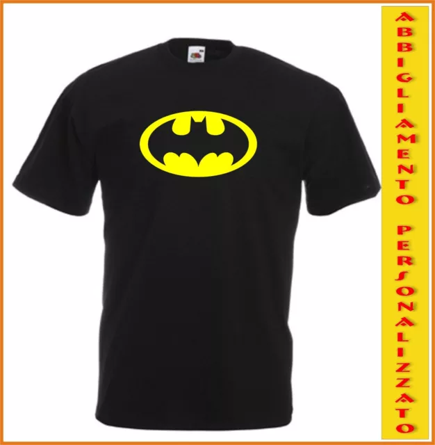 Maglietta Batman T-Shirt Personalizzata Uomo Donna Cult Movie Fumetto Comics