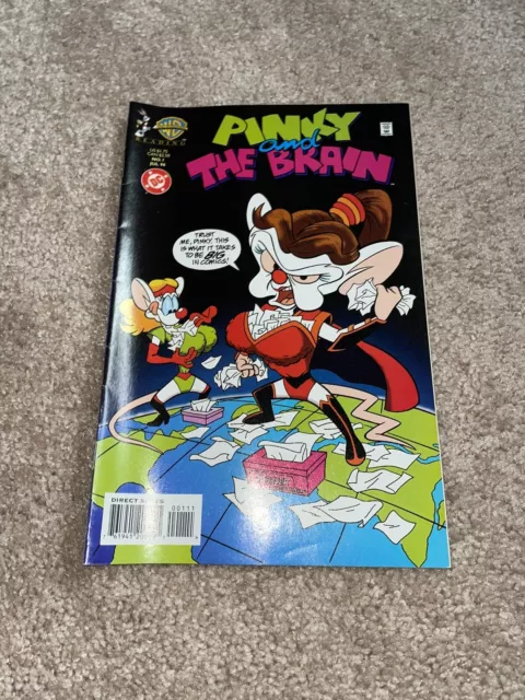 Pinky and The Brain #1 (DC Comics, 1996)  Warner Brothers Reading Vintage