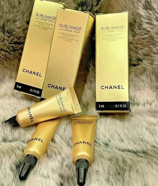 3 X CHANEL Sublimage La Creme Yeux Eye Cream 3ml / 0.1oz each NEW