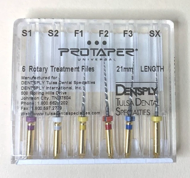 DENTAL DENTSPLY PROTAPER Universal Rotary Retreatment Files Assorted