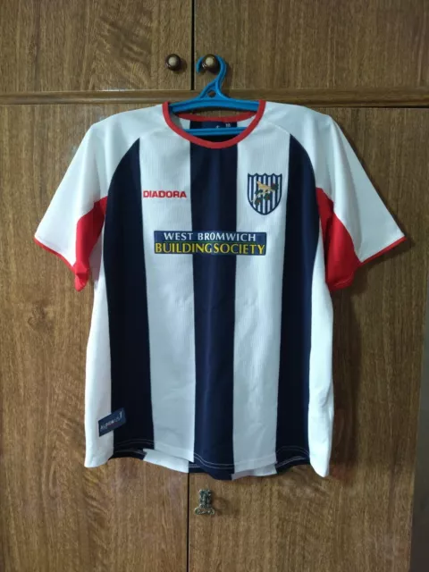 West Bromwich Albion FC WBA Diadora Fußballshirt Home 2003/2004 Damen Größe M