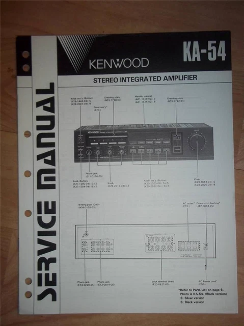 Manuel De Service (entretien) Pour émetteur-récepteur Radio Kenwood TS-820S