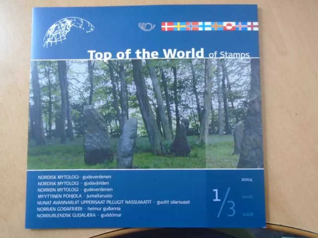 Nordic Mythology - "Top of the World of Stamps" 2004 MNH presentation folder.