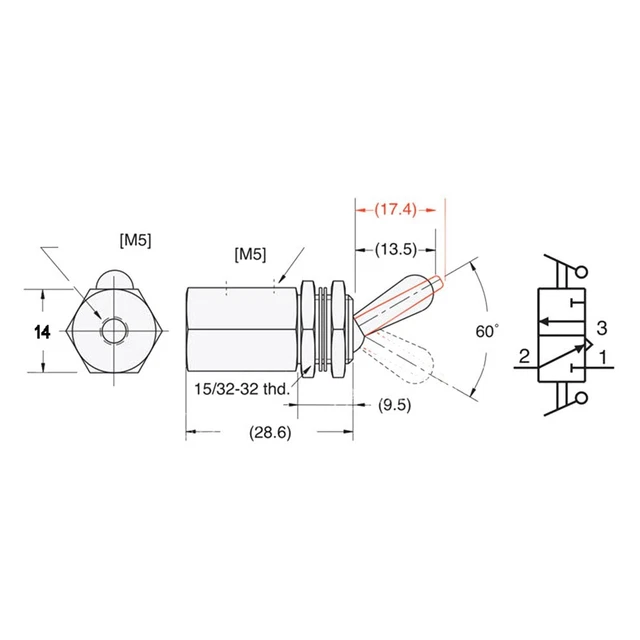 2 Pezzi 8 Mm Valvola Auto Spina a Leva Air Chuck, Adattatore