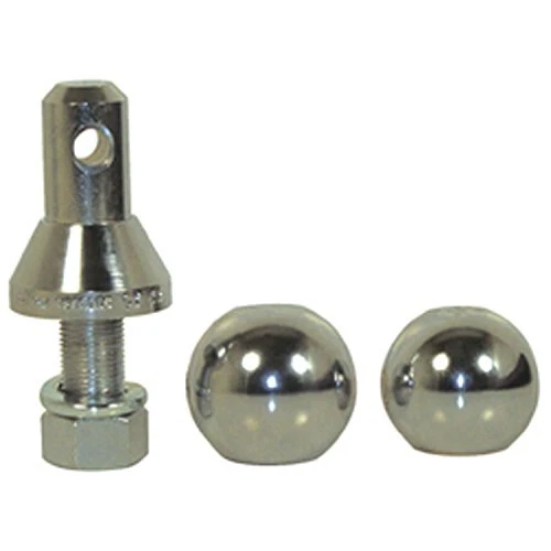"Vástago niquelado Convert-A-Ball 800B con 2 bolas - 3/4"