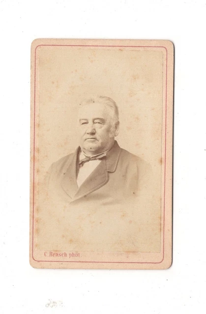 C. Brasch CDV Foto Herrenportrait - Berlin um 1870