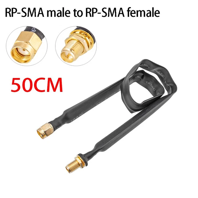 Câble Coaxial Extension Câble RP-SMA Mâle À RP-SMA Femelle 50 Ohm Antennes Câble