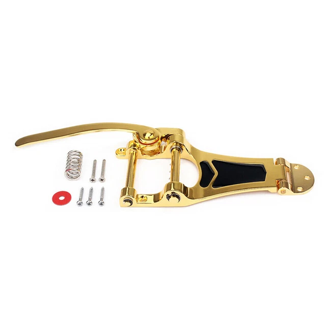 Tremolo Vibrato Bridge Tailpiece With Crank Handle for LP Archtop Guitar t- 3