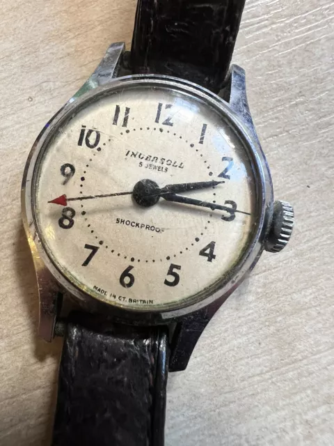 VINTAGE INGERSOLL 5 Jewels Gents Mechanical Watch 10.00 PicClick UK