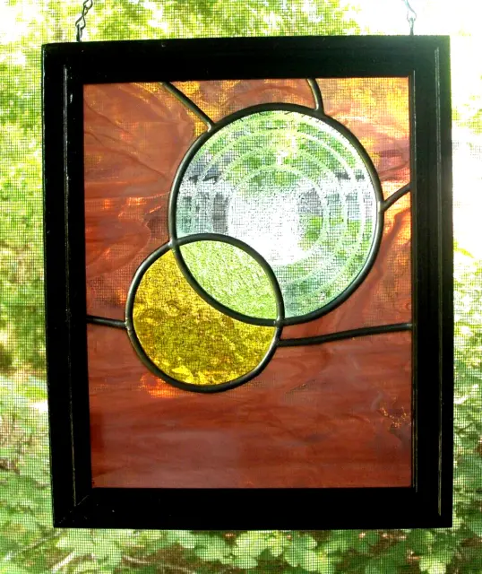 stained glass panel 8" x 10"