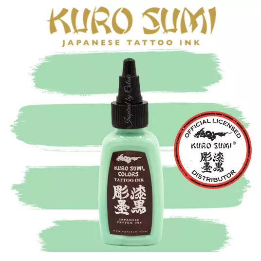 KURO SUMI Tattoo Ink ● MIDORI GREEN ● 15ml (½oz) ● * ☠ WORLDS #1 TATTOO INK ☠ *