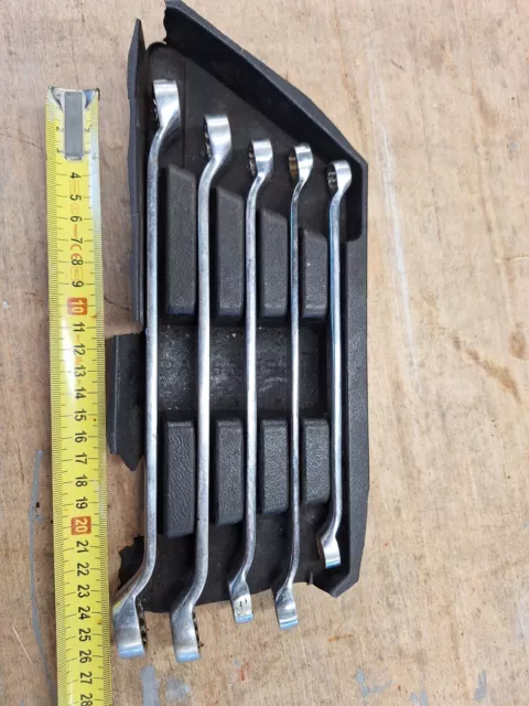 Snap On Ring Spanner Set In Moulded Tray 10mm To 19mm