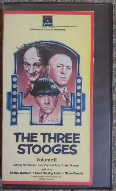 THE THREE STOOGES - Vol. 2 Micro-Phonies (VHS, 1982) $11.99 - PicClick