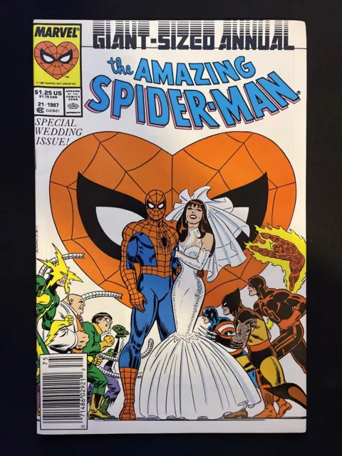 The Amazing Spider-Man #21 Giant Sized Annual NEWSSTAND - Marvel Comics (1987)