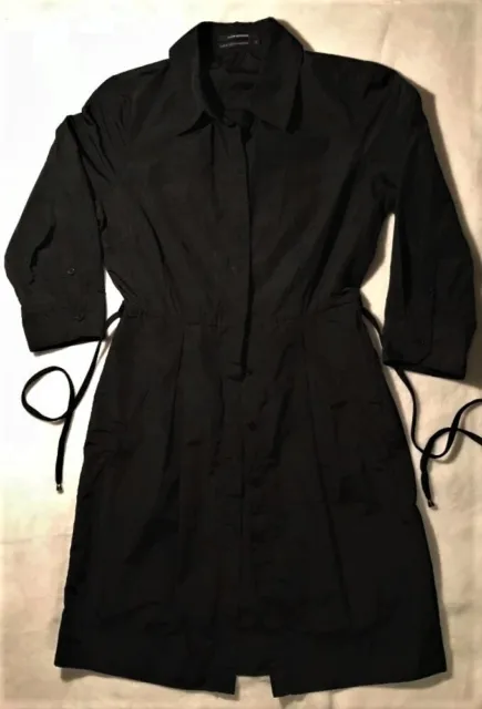 CLUB MONACO Womens Black Button Down Flared Dress Size 6 **MINT**