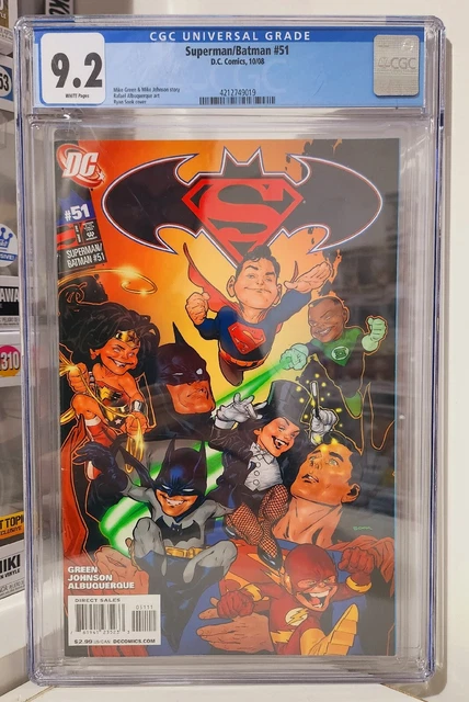 DC Heroes Superman/Batman #51 Graded Comic Book CGC 9.2 White Pages Wonder Woman