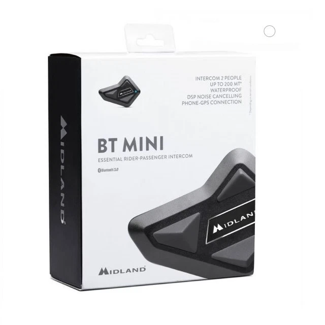 Interfono casco universale Midland bluetooth bt mini singolo c1410