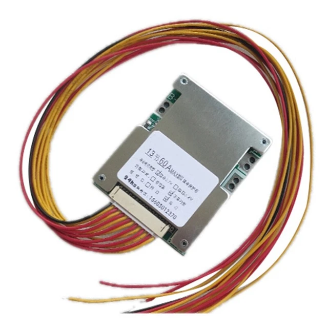 13S 48V 60A Battery Protection Board Electronics-Ion Cell Battery BMS PCB E5H5