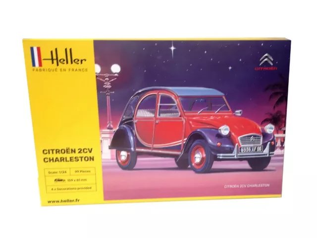 Maquette plastique Citroën 2CV Charleston Heller 80766