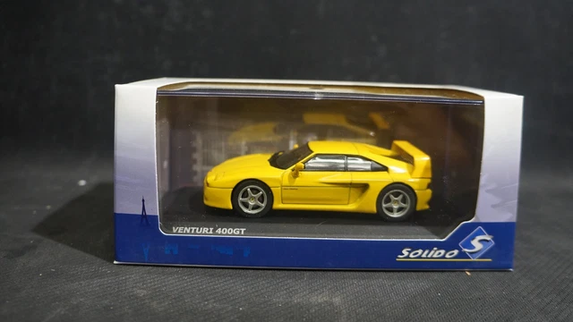 Miniature Solido neuve Die cast 1/43 Venturi 400GT yellow, S4313402