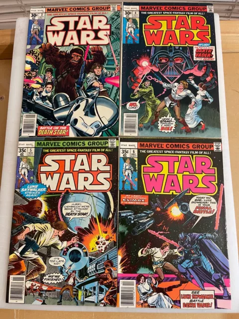 Star Wars 3 4 5 6 7 8 9 10 11 13 14 15 16 Lot 13 Bronze Age Marvel Comics