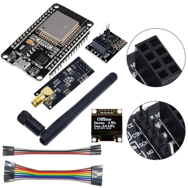 CASmo-DTU-HMS Gateway Per Inverter Hoymiles Serie HMS (2.4GHz) Fino A 10 Pezzi, Compatibile OpenDTU