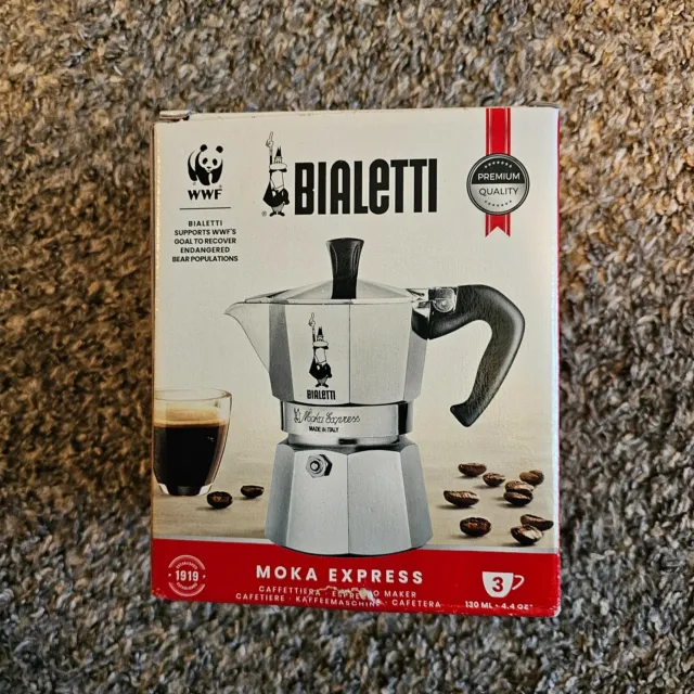 Nuevo Fiammetta Bialetti Cafetera espresso 3 tazas inducción
