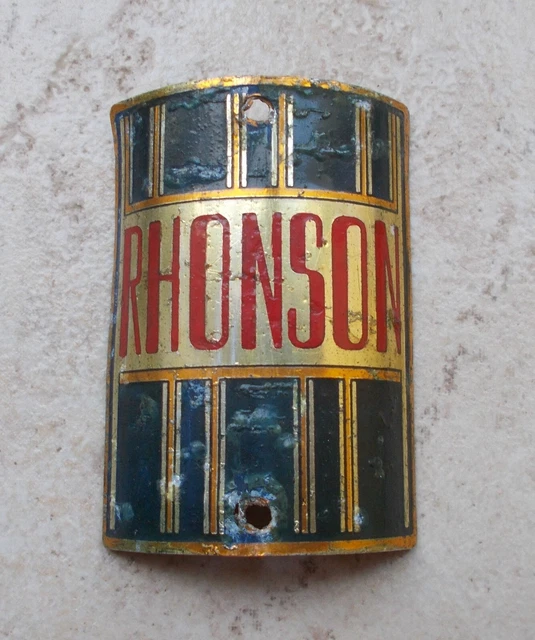Plaque De Tube De Bicyclette Ancienne REINOR – Badge De Cadre Vélo Collection, France