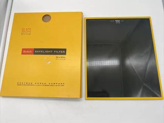 Filtro de luz de seguridad Kodak - 10x12"" Wratten serie OA filtro de vidrio