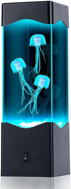 Gifts for Adults Kids, Multi-Color Jellyfish Lamp, USB Powered Aquarium Night Li
