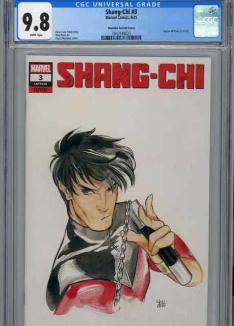 Marvel Shang-Chi #3 (2021) - Momoko Anime Variant Cover - CGC 9.8 - In Hand