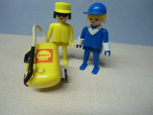 Playmobil Klicky pieza de repuesto 32247 "Piloto + depósito de combustible" usada (260)