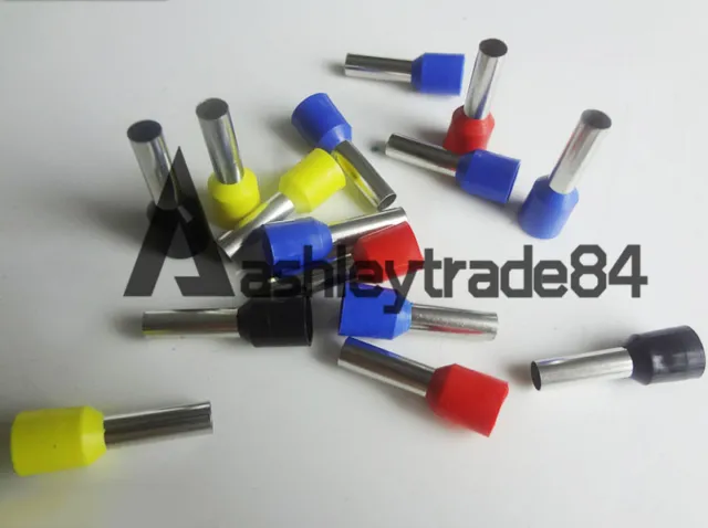 100pcs 1 AWG 50mm² Insulated Cord End Terminal Wire Ferrules E50-20