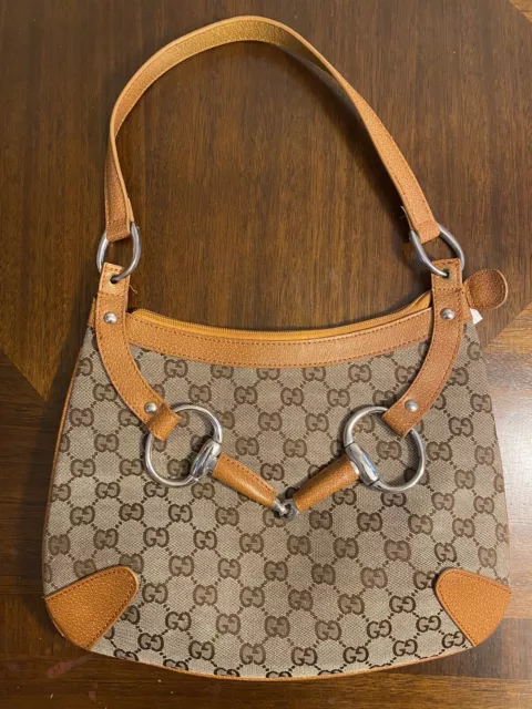 Vintage gucci monogram bag clearance