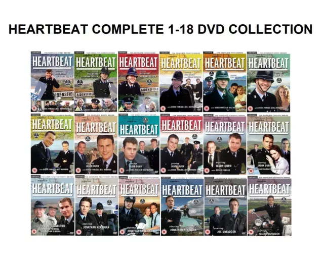 Heartbeat Complete Series 1-18 Dvd Collection Season 123456789101112131415161718