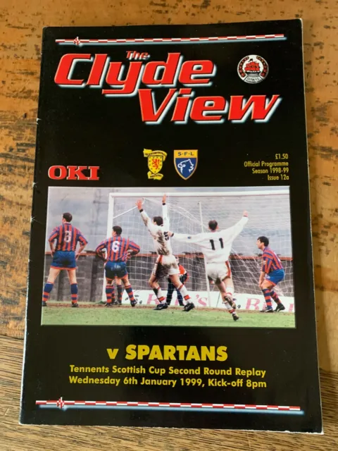 Clyde v Spartans 1998/1999 Scottish Cup Replay