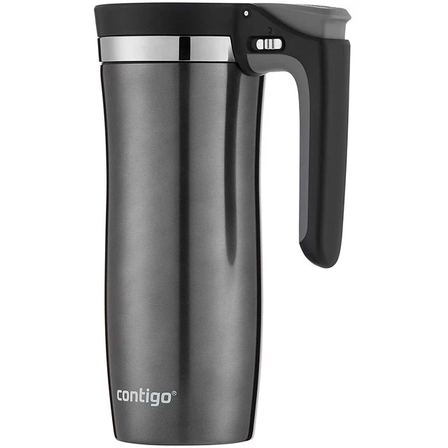 Contigo 16 oz. Autoseal Insulated Stainless Handled Travel Mug - Gunmetal