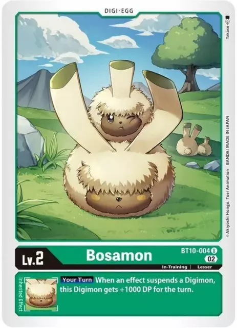 Bosamon BT10-004 - Digimon Card Game [BT-10: Xros Encounter]