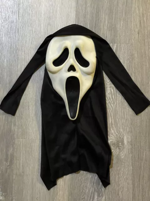 Vintage Scream Ghostface Glow in the Dark Halloween Mask Easter Unlimited 9206S