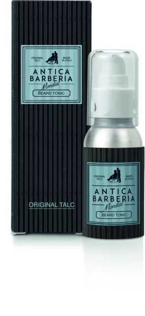 Antica Barberia Mondial Barbe Tonique Original Talc pour & Moustache Italie