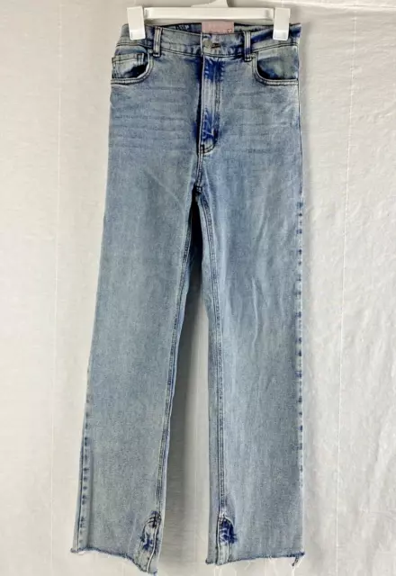 Revice Uptown Light Wash High Waisted Mom Jeans Size 28